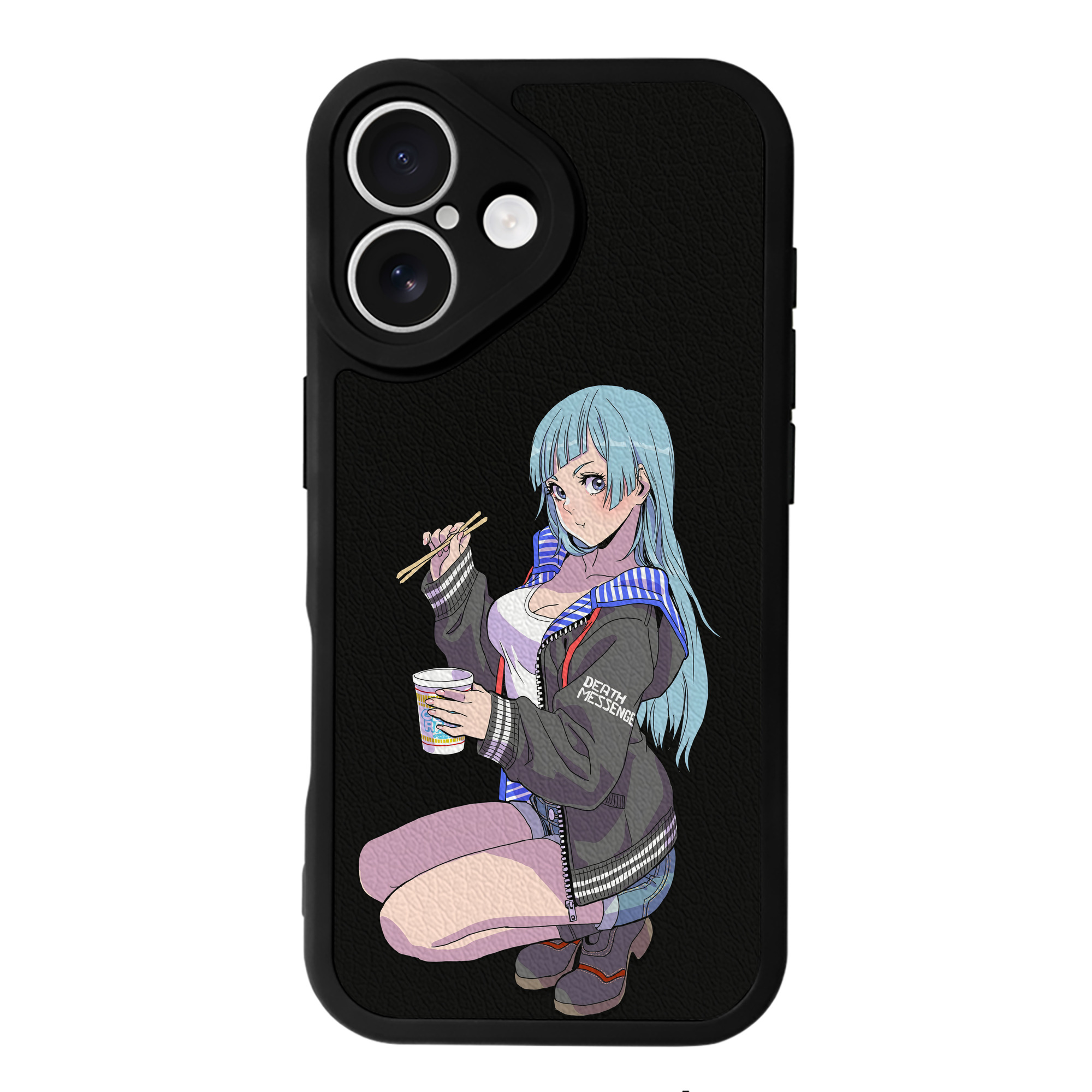 （画像用） 呪術廻戦 Jujutsu Kaisen 【iPhone 16シリーズ対応】シリコンスマホケース（レザー調） 材質：シリコン